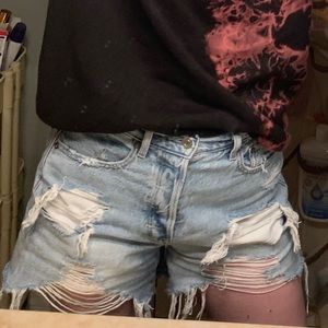 American Eagle jean shorts